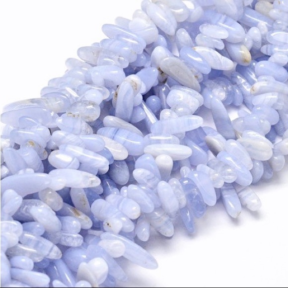 Blue Lace Agate Pendant Bracelet - Picture 3 of 4